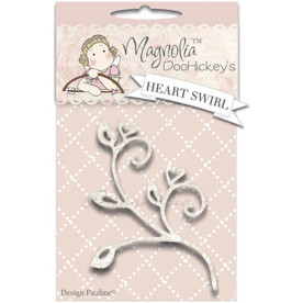 Нож для вырезания Heart Swirl 7,5х5 см от Magnolia DooHickeys