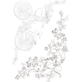 Акриловый штамп Pink Gelato 15,5x10,5 см, Kaisercraft