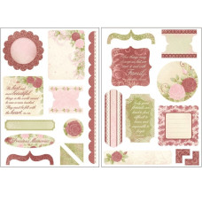 Набор высечек English Rose 21x15 см от Kaisercraft