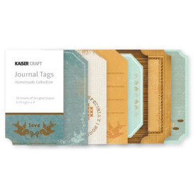 Набор тегов для журналинга Homemade Mini от Kaisercraft, 24 шт