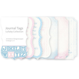 Набор тегов для журналинга Lullaby от Kaisercraft, 24 шт
