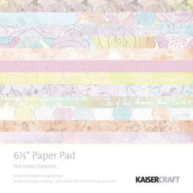 Набор бумаги Pink Gelato 16х16 см 40 листов от Kaisercraft