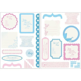 Набор высечек Lullaby 21x15 см от Kaisercraft