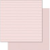 Двусторонняя перламутровая бумага Floral Scallop Stripe/Pink 30х30 см от Ruby Rock-it