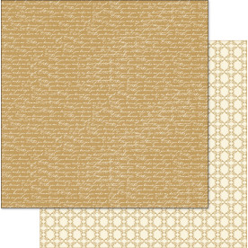 Двусторонняя бумага Vows Script/Gold 30х30 см от Ruby Rock-it