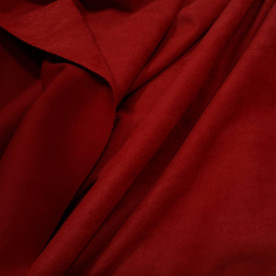 Стрейч замша плотная двусторонняя, светло-бордовый, 98 % полиэстер, 250 г/м2, 50x30 см