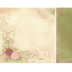 Двусторонняя бумага Lillian 30х30 см от Kaisercraft