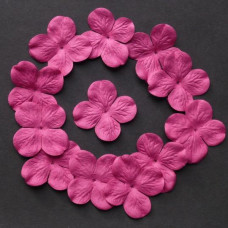 Набір 10 квіток гортензії 5 см глибокого рожевого кольору