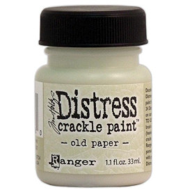 Краска-кракелюр Old Paper от Tim Holtz