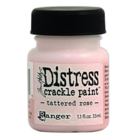 Краска-кракелюр Tattered Rose от Tim Holtz