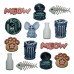 Набор пуговиц Cat Staff от Dress It Up, 14 шт