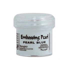 Пудра для ембоссінга з ефектом перламутру Embossing Pearls - Blue Pearl від Ranger