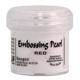 Пудра для ембоссінга з ефектом перламутру Embossing Pearls - Red Pearl від Ranger