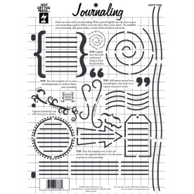 Трафарет для журналінга Journaling від Hot Off the Press