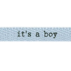 Бавовняна стрічка It's a Boy від Creative Impressions, 10 мм, 90 см