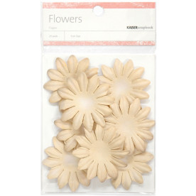 Набір квіточок бежевого кольору від Kaisercraft, 5 см, 25 шт
