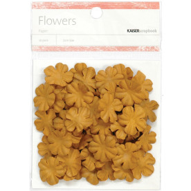 Набор цветочков коричневого цвета от Kaisercraft, 2 см, 50 шт