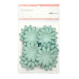 Набір квіточок блакитного кольору від Kaisercraft, 5 см, 25 шт