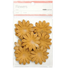Набор цветочков коричневого цвета от Kaisercraft, 5 см, 25 шт