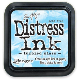 Краска для штампинга Distress Pad - Tumbled Glass от Tim Holtz