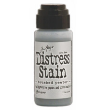 Фарба Distress Stain - Brushed Pewter від Tim Holtz