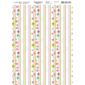 Папір дизайнерський односторонній Вaby girl 4, 21х29,7 см, глянцевий, 250 г/м2, ROSA TALENT