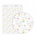 Бумага дизайнерская односторонняя Sweet Girl 1, 21х29,7 см, глянцевый, 250 г / м2, ROSA TALENT