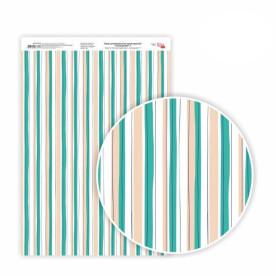 Бумага дизайнерская односторонняя Floral garden 7, 21х29,7 см, глянцевый, 250 г / м2, ROSA TALENT