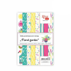 Набор дизайнерской бумаги Floral garden А4 250г/м2 8л одностор. глянцевая ROSA TALENT