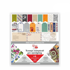 Колекція для скрапбукінгу Make your journey 6л, 30х30 см, Rosa