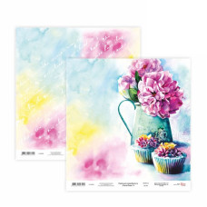 Двосторонній папір «Floral Poem» 4, 30 * 30 см від Rosa Talent