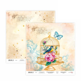 Двосторонній папір «Floral Poem» 6, 30 * 30 см від Rosa Talent