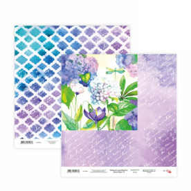 Двусторонняя бумага «Floral Poem» 17, 30*30 см от Rosa Talent