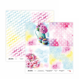 Двосторонній папір «Floral Poem» 185316030, 30 * 30 см від Rosa Talent