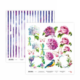 Двосторонній папір «Floral Poem» 19, 30 * 30 см від Rosa Talent