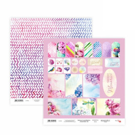 Двусторонняя бумага «Floral Poem» 20, 30*30 см от Rosa Talent