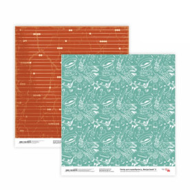 Двосторонній папір «Recipe book» 2, 30 * 30 см від Rosa Talent