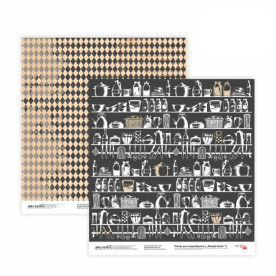 Двусторонняя бумага «Recipe book» 3, 30*30 см от Rosa Talent