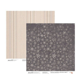 Бумага для скрапбукинга New Year's magic 7, двосторонняя, 30,48х30,48 см, 200г/м2, Rosa Talent