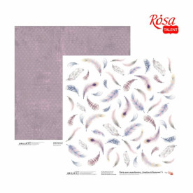 Папір для скрапбукінгу Emotion & Romance 5 двосторонній 30,48х30,48см 200г/м2 ROSA TALENT