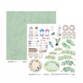 Двосторонній папір «Emotion & Romance» 8, 30 * 30 см від Rosa Talent