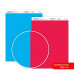 Бумага дизайнерская двусторонняя матовая, Color style 1, 21х29,7 см, 200 г/м2, Rosa Talent