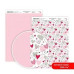 Папір дизайнерський двосторонній матовий, Love 6, 21х29,7 см, 200 г/м2, Rosa Talent