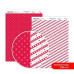 Бумага дизайнерская двусторонняя матовая, Love 7, 21х29,7 см, 200 г/м2, Rosa Talent