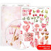 Бумага дизайнерская двусторонняя матовая Valentine's Mood 7, 21х29,7 см, 200 г/м2, Rosa Talent