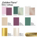 Набор дизайнерской бумаги, Golden Flora, с тиснением и эффектами, А4, 8 л, двухст, Rosa Talent