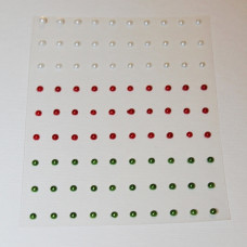 Набір напівперлин в різних тонах, 3 мм, 90 шт