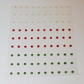 Набор полужемчужин в разных тонах, 3 мм, 90 шт