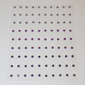 Набір напівперлин в фіолетових тонах, 3 мм, 90 шт