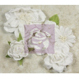 Набір квіточок з тканини Symphony Blend від Prima, 6 шт